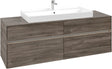 Villeroy & Boch Waschtischunterschrank Collaro C031B0 1600 mm Stone Oak mit LED-Beleuchtung und SoftClosing
