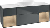 Villeroy & Boch Finion Waschbeckenunterschrank 1600 mm Glossy White Lacquer – mit LED-Beleuchtung