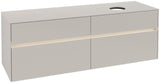 Villeroy & Boch Waschtischunterschrank Collaro C051 B0 1600 mm Glossy White mit LED-Beleuchtung