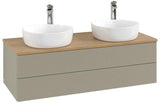 Villeroy & Boch Antao Waschtischunterschrank 1200 mm, 2 Auszüge, Push-Open, Stone Grey Matt