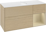 Villeroy & Boch Waschtischunterschrank Finion G831G 1200 mm Glossy White Lacquer mit Beleuchtung