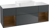 Villeroy & Boch Finion Waschtischunterschrank 1600 mm Glossy White Lacquer mit Beleuchtung
