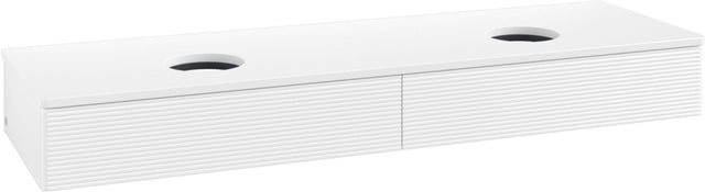 Villeroy & Boch Antao Waschtischunterschrank 1600 mm White Matt Lacquer – 2 Auszüge, Push-to-open