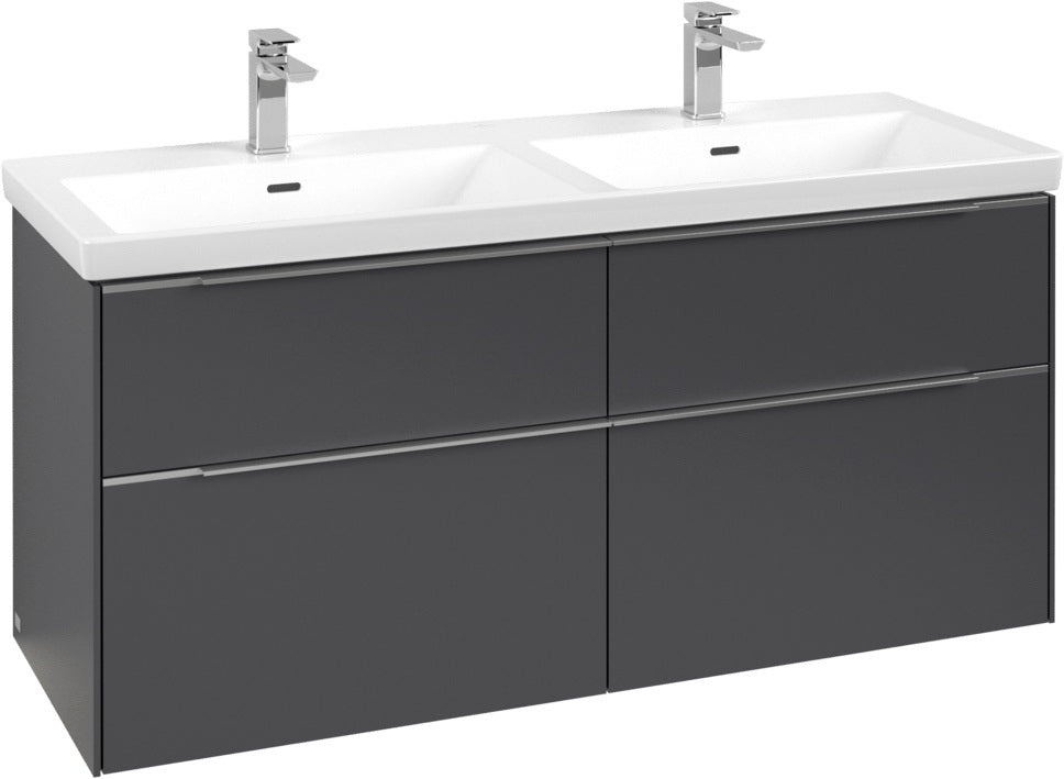 Villeroy & Boch Waschtischunterschrank Subway 3.0 C 568L0 1272 mm Brilliant White mit LED