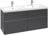 Villeroy & Boch Waschtischunterschrank Subway 3.0 C 568L0 1272 mm Brilliant White mit LED