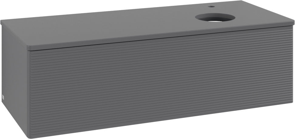 Villeroy & Boch Antao Waschbeckenunterschrank 1200 mm Anthracite Matt Lacquer mit LED-Beleuchtung