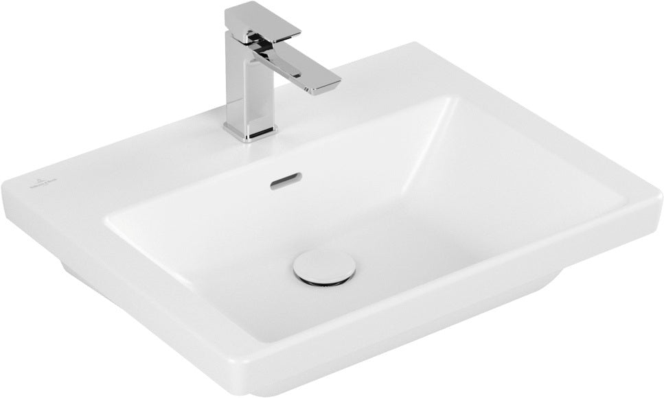 Villeroy & Boch Subway 3.0 Schrankwaschtisch 600x470mm TitanCeram Weiß Alpin