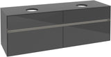 Villeroy & Boch Collaro Waschtischunterschrank 1600 mm Truffle Grey mit LED-Beleuchtung