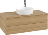 Villeroy & Boch Waschtischunterschrank Antao 1000 mm Warm Walnut mit LED-Beleuchtung