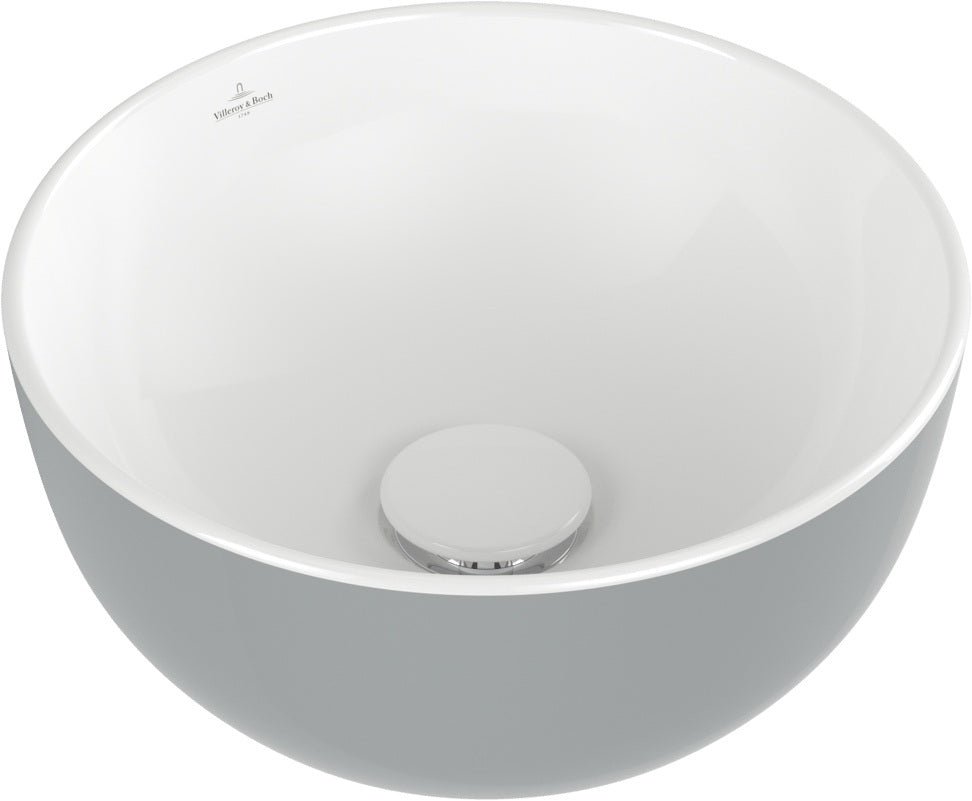 Villeroy & Boch Aufsatzwaschbecken Artis 438932 – Rund, TitanCeram, Forest, 325 mm