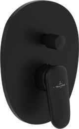 Villeroy & Boch Antao Einhand-Wannenbatterie TVT111001000 – Unterputz-Armatur, rund, Chrom