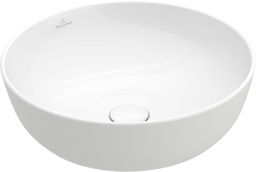 Villeroy & Boch Aufsatzwaschbecken Artis 417943 430x430x130 mm Rund Weiß Alpin