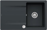 Villeroy & Boch Einbauspüle Siluet 45 flat 780x490mm TitanCeram Ebony CeramicPlus reversibel