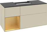 Villeroy & Boch Finion Waschbeckenunterschrank 1200 mm Glossy White mit Beleuchtung
