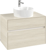 Villeroy & Boch Waschtischunterschrank Collaro C037 800 mm White Oak mit SoftClosing