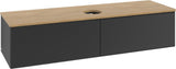 Villeroy & Boch Waschbeckenunterschrank Antao K36110 1600 mm Anthracite Matt Lacquer