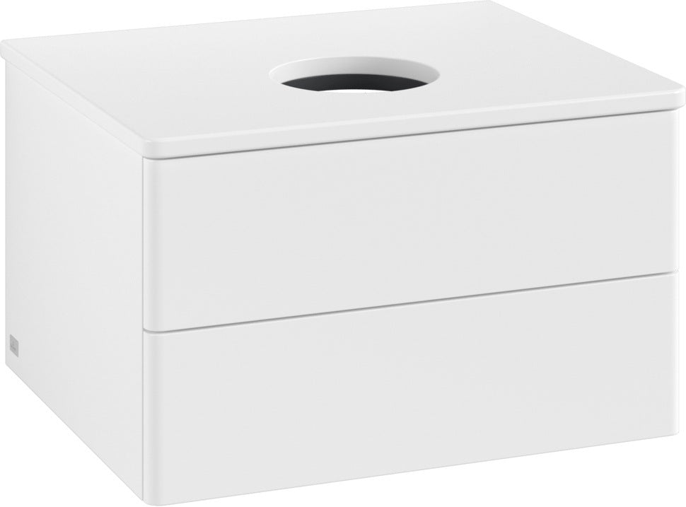 Villeroy & Boch Waschtischunterschrank Antao 600x360x500 mm Weiß Matt mit 2 Auszügen