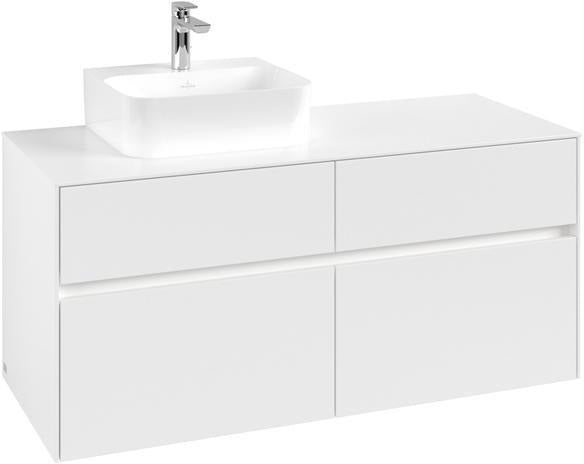 Villeroy & Boch Waschbeckenunterschrank Collaro C098B0 1200 mm White Matt mit Beleuchtung