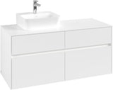 Villeroy & Boch Waschbeckenunterschrank Collaro C098B0 1200 mm White Matt mit Beleuchtung