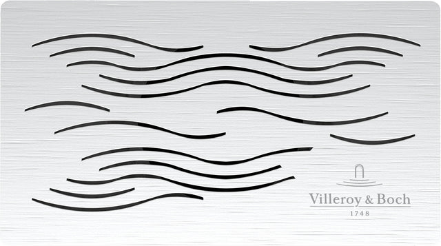 Villeroy & Boch Le Valence Ablaufabdeckung 128x227x20 mm Edelstahl
