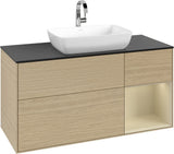 Villeroy & Boch Finion Waschbeckenunterschrank 1200 mm Glossy White Lacquer mit Beleuchtung