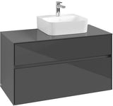 Villeroy & Boch Waschbeckenunterschrank Collaro C09600 1000 mm Glossy White mit SoftClosing