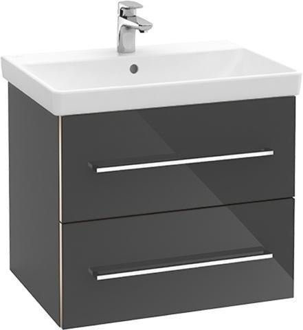 Villeroy & Boch Avento Waschtischunterschrank 580 mm Crystal Grey mit 2 Auszügen