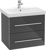 Villeroy & Boch Avento Waschtischunterschrank 580 mm Crystal Grey mit 2 Auszügen