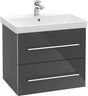 Villeroy & Boch Avento Waschtischunterschrank 580 mm Crystal Grey mit 2 Auszügen