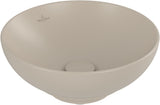 Villeroy & Boch Aufsatzwaschbecken Loop & Friends 4A4 501 Stone White CeramicPlus 380 mm