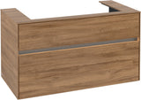 Villeroy & Boch Waschtischunterschrank Collaro Kansas Oak 1000 mm mit LED-Beleuchtung und SoftClosing