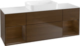 Villeroy & Boch Finion Waschtischunterschrank 1600 mm Glossy White Lacquer mit Beleuchtung