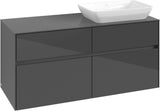 Villeroy & Boch Waschtischunterschrank Collaro C114 1200 mm Glossy White mit 4 Auszügen