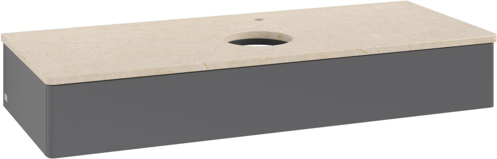 Villeroy & Boch Waschtischunterschrank Antao L10053 1200 mm Anthrazit Matt mit LED-Beleuchtung