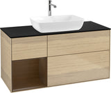 Villeroy & Boch Finion Waschtischunterschrank 1200 mm Glossy White Lacquer mit Beleuchtung