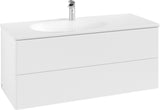 Villeroy & Boch Antao Waschtischunterschrank 1188 mm Glossy White Lacquer mit Beleuchtung