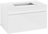 Villeroy & Boch Venticello Waschtischunterschrank 757 mm Glossy White mit Auszug