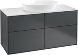 Villeroy & Boch Finion Waschbeckenunterschrank 1000 mm Glossy White Lacquer mit Beleuchtung