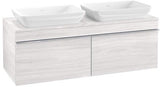Villeroy & Boch Venticello Waschtischunterschrank 1257 mm Glossy White für 2 Waschbecken