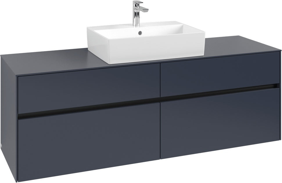 Villeroy & Boch Waschtischunterschrank Collaro C13400 1600 mm White Oak mit 4 Auszügen und SoftClosing