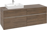 Villeroy & Boch Waschtischunterschrank Collaro C074 B0 1400 mm Arizona Oak mit LED-Beleuchtung