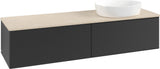 Villeroy & Boch Antao Waschbeckenunterschrank 1600 mm Anthrazit Matt mit 2 Auszügen
