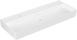Villeroy & Boch Memento 2.0 Wandwaschbecken 1200 mm Rechteck Weiß Alpin TitanCeram