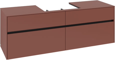 Villeroy & Boch Waschtischunterschrank Collaro C025 B0 1600 mm White Oak mit Beleuchtung
