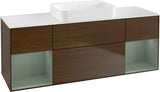Villeroy & Boch Finion Waschtischunterschrank 1600 mm Glossy White Lacquer mit Beleuchtung
