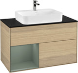 Villeroy & Boch Finion Waschtischunterschrank 1000 mm Glossy White Lacquer mit LED-Beleuchtung