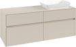 Villeroy & Boch Waschbeckenunterschrank Collaro C11800 1400 mm Cashmere Grey mit 4 Auszügen und SoftClosing