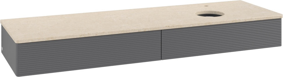 Villeroy & Boch Waschtischunterschrank Antao K16153 1600 mm Anthrazit Matt Lack