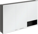 Villeroy & Boch Spiegelschrank My View+ B48110 1000 mm Graphite mit LED-Beleuchtung und SoftClosing
