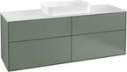 grün / Mitteldichte Faserplatte (MDF) / weiß